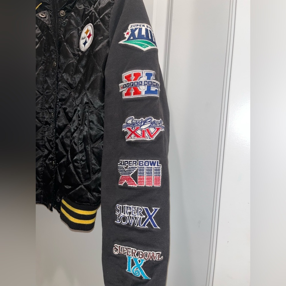 Vintage Pittsburgh Steelers Super Bowl Champions women’s varsity jacket - Picture 4 of 6